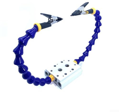 Flexible Welding Table Clamp, Third Hand Tool for Soldering and Repair Work, Secure Grip and Adjustable Positioning, Sturdy Construction, Enhanced Efficiency Soldering Fixture (2 claws)