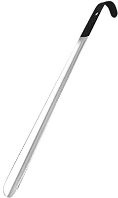 Gogogmee -pied Acier Inoxydable Avec Poignée Plastique Et Crochet Extra Long Outil De Chaussure Pour Personnes Âgées Et Femmes Enceintes
