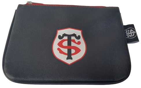STADE TOULOUSAIN Pochette Plate Similicuir Toulouse - Collection Officielle Rugby