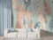 Selbstklebende Tapete Feder Boho Wandbilder, Vlies Fototapete mit Moderne Kunst Motiv, 3D Effekt Wandtapete Deko, Abziehen & Aufkleben, 150x100 cm - S-688