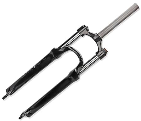 HEMODIAN Fourche VTT Fourche Fourche VTT 26 Pouces 27.5 Pouces 29 Pouces contrôle d'épaule Verrouillage mécanique en Aluminium Fourche à Ressort d'huile 100mm Fourches pour VéLo(XCM-Black 27.5in)