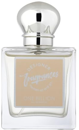 Designer Fragrances One Billion 50ml Male Eau De Parfum Aftershave Spray - For Instant Freshness on The Go - Long Lasting Smells - Great Male Gifts