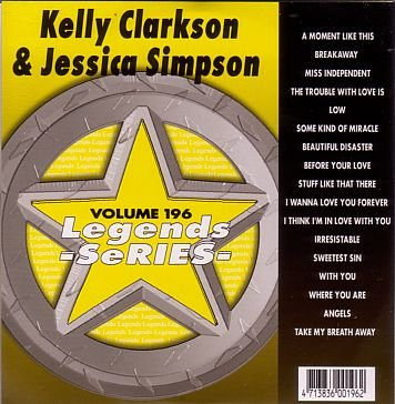 Legends Karaoke Volume 196 - Hits Of Kelly Clarkson & Jessica Simpson (CD+G)