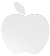 Mobility Lab V-APPLE-WH-01 Tapis de souris Pomme Apple Made in France - Blanc