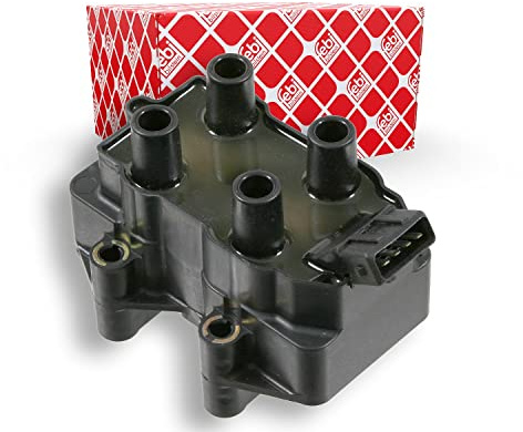 febi bilstein 22581 Zündspule, 1 Stück | Kompatibel mit: CITROËN AX, ZX, PEUGEOT 106 I, 106 II, 205 I Cabriolet, 205 II, 306, 306 Cabriolet, 306 Schrägheck, 405 II