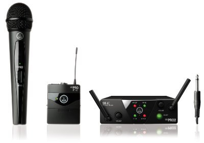 Akg - Wms-40 mini dual vocal instrumental set inalambrico micro-petaca