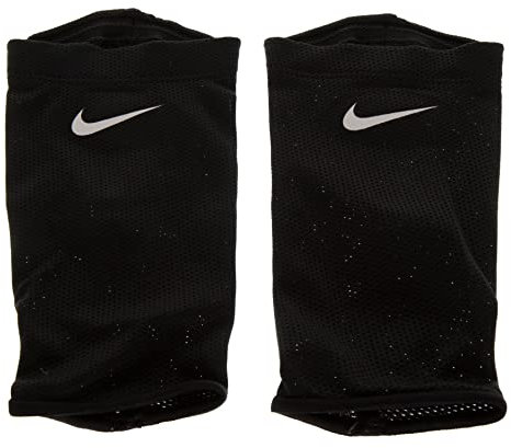 Nike Erwachsene Guard Lock Elite Fußball-schienbeinschoner-stutzen, Black/White, XS/140-150 cm