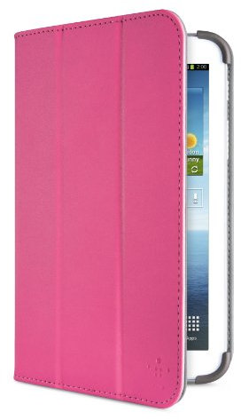 Belkin Tri Fold Housse Folio pour Samsung Galaxy Tab 3 7'' Rose