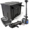 SunSun Kit Complet: CBF-350 Filtre de Bassin jusqu'à 12000 L Biologique, NEO7000 Pompe de Filtration 7000l/h 50W, CUV-318 Lampe UV UVC Clarificateur avec 18W, CTP-2803 Pompe pour Fontaine 3000l/h 10W