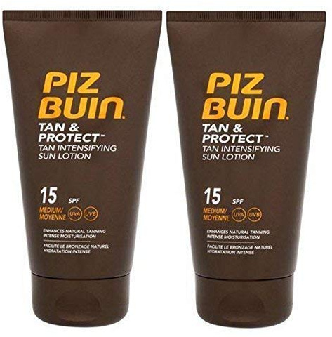 Piz Buin Tan Intensifier Duo SPF 15 Sun Lotion 2er Packung) 150 ML Je