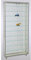 MHN Wandvitrine T 19 x B 78 x H 183,5 cm - breite Wand Glasvitrine abschließbar - Flache Sammler-Vitrine Wand stehend - ohne Beleuchtung