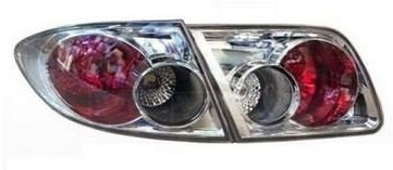 FEILIDAPARTS Rückleuchte (Ohne Glühlampe) kompatibel mit Mazda 6 06/02-06/09 (Links 2 Stk.)