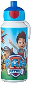 Mepal - Trinkflasche Pop-up Campus - Wasserflasche - Auslaufsichere Flasche für die Schule - Wiederverwendbar - BPA-frei & Spülmaschinenfest - 400 ml - Paw Patrol