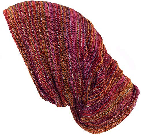 GURU SHOP Magic Hairband, Dread Wrap, Schlauchschal, Stirnband, Mütze - Loopschal Orange/rot, Herren/Damen, Baumwolle