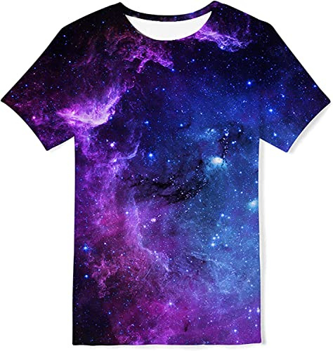 kids4ever T-Shirt Jungen Mädchen Lustige 3D Gedrucktes Tee Shirt Kinder Sommer Grafik Kurze Ärmel T Shirt Tops 6-16 Jahre