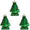 Lot de 3 Mini Arbre de Noël Magique en Pleine Croissance, kit de décoration en Cristal, Cadeau de Noël pour garçons et Filles, Kits scientifiques et Guide d'apprentissage
