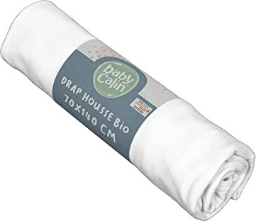 babyCalin Spannbettlaken, 70 x 140 x 17 cm, Bio