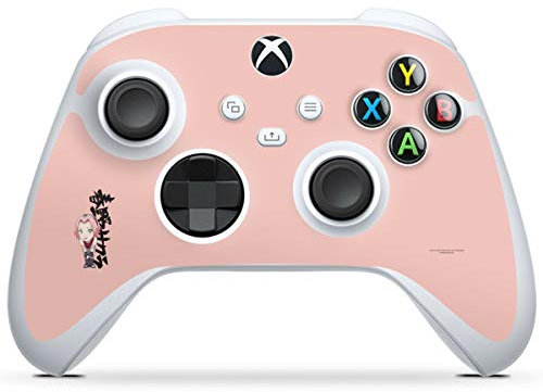 DeinDesign Skin kompatibel mit Microsoft Xbox Series S Controller Folie Sticker Sakura Offizielles Lizenzprodukt Naruto Shippuden