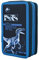 Scooli Jurassic World Tripledecker - gefülltes Federmäppchen mit Eberhard Faber Stiften - stylische Federmappe mit Motiv - Schlamperbox für Buntstifte und Bleistifte - ideal für den Schuleinsatz