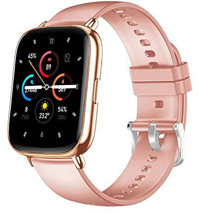 SUPBRO Fitness Tracker Fitness-Aktivitätstracker Smart Armband, Herzfrequenz- und Schlafüberwachung GPS farbenreiches Touch Display,IP67 Wasserdicht für Damen Herren