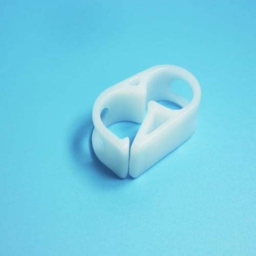 5 morsetti per tubi in plastica per controllo del flusso per tubi da 3-4 mm/0,118-0,157 in tubo da laboratorio con valvola a morsetto