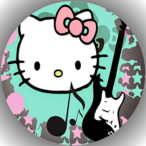 Premium Esspapier Oblate Tortenbild, Essbares Foto für Torten, Tortenaufleger Ø 20cm Hello Kitty T6