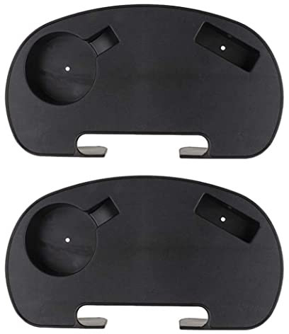 2pcs Universal Cup Holder for Zero Gravity Chair Utility Tray Clip On Chair Table with Mobile Device Slot and Snack Tray