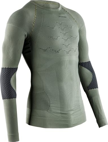 X-Bionic X-Plorer Energizer 4.0 Langärmliges Kompressions-Jersey-T-Shirt Grün Mann Grösse L