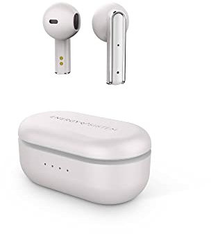 Energy Sistem Style 4 - Auriculares True Wireless (Diseño Compacto, Estuche de Carga, App ESmart Connect) Crema