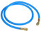 PATIKIL 1/4 SAE Refrigerant Charging Hose, 3.9ft 500PSI HVAC Hose for Air Conditioner Manifold Gauge Refrigeration Maintenance, Blue