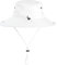 WANYING Damen Herren Outdoor Sonnenschutz Bucket Hut Fischerhut Baumwolle Two Way to Wear für Kopfumfang 55-62 cm Einfarbig Weiß