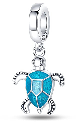 Pandach Damen Charm Anhänger für Armband 925 Sterling Silber Charms Beads passend für Armband und Halskette, Kompatibel mit Europäischen Armbänder für Frauen Mädchen
