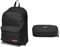EASTPAK OUT OF OFFICE Rucksack, 44 cm, 27 L, Schwarz (Black) & Oval XL Single Federmäppchen, 22 cm, Schwarz (Black)