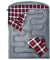 Poepore Doppelschlafsack Flanell für Erwachsene Deckenschlafsack Baumwolle 2 Personen Winter mit 2 Kissen und Tragetasche für Outdoor Camping Wandern 233 * 157CM Dunkel Grau
