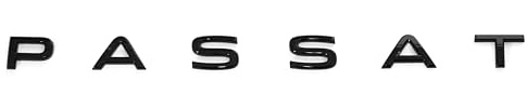 Volkswagen 3J0853687A041 Schriftzug Passat Heckklappe Emblem Modellbezeichnung schwarz