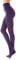 Gi&Gi Collants colorés pour femme couvrant 50 deniers avec microfibre douce, ceinture confortable et cheville en coton, Violet foncé., L/XL