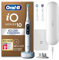 Oral-B iO Series 10 Plus Edition Elektrische Zahnbürste/Electric Toothbrush, PLUS 3 Aufsteckbürsten, 7 Putzmodi für Zahnpflege, Lade-Reiseetui, Designed by Braun, Stardust White