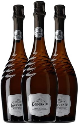 Codorníu Ars Collecta Blanc de Noirs Spätburgunder Cava 75 cl Weißer Sekt (Karton mit 3 Flaschen von 75 cl)