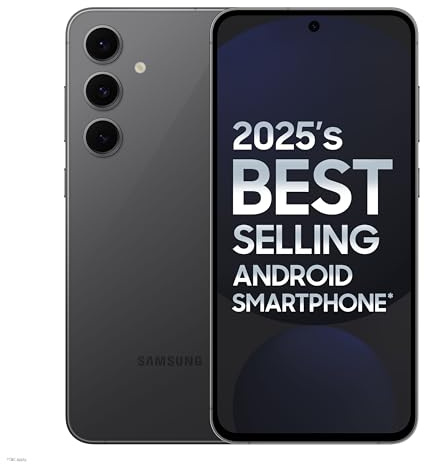 Samsung Galaxy S24 FE Smartphone 5G AI (graphite, 8 Go de RAM, 128 Go de stockage)