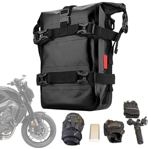 Bolsa de accesorios para motocicletas, Alforjas impermeables de gran capacidad para equipaje y herramientas
