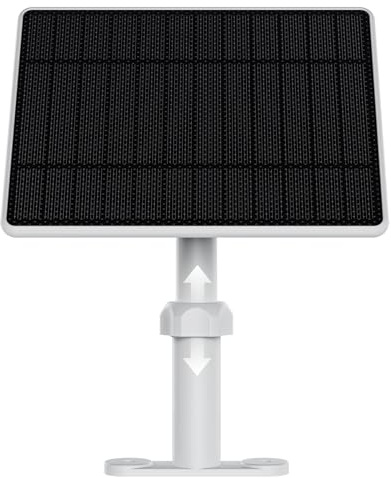 Panneaux solaires 6 W compatibles avec caméra Spotlight Cam Plus/Pro et batterie Stick Up Cam avec support d'extension, câble de charge de 3 m, panneau solaire IP65