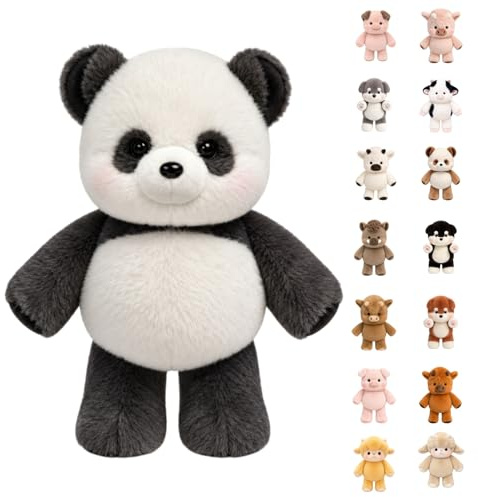 Generisch Running Plushies, Running Cow Plush, Laufendes Kuscheltier, Beweglichen Beinen, Kann Angst Lindern, Emotionale Unterstützung Anbieten, Geschenk für Familie Freunde (N, 45 cm/7.72 in)