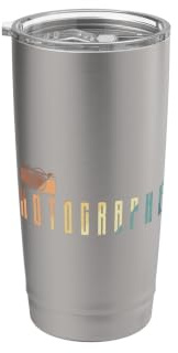 Fotografen Bilder Kamera Foto Doppelwandiger Edelstahl-Thermobecher