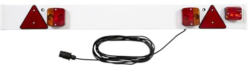 Ring 4 ft 6 Inch Trailer Board with Rear Fog Lamp (6 m Cable) | Ensures Safe Towing, E-Approved Lamps, Easy Installation, Durable Design
