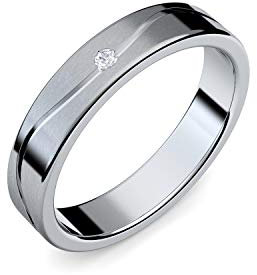 Eheringe einzeln mit GRATIS LUXUSETUI Eheringe Silber 925 Hochzeitsringe Trauringe Silber Eheringe günstig Silber Eheringe hochwertig modern FF343SS925ZIFA50