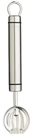 KitchenCraft Professioneller Butterroller / Butterportionierer aus robustem Edelstahl, 18 cm, Silber
