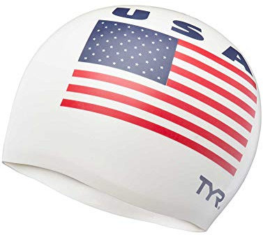 Tyr Bonnet de Bain imprimé Blanc LCSU2-100 Adult