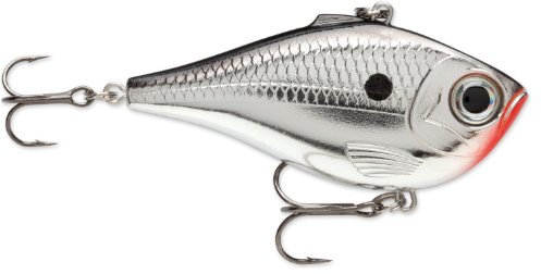 Rapala - Rippin' Rap Angelköder - Slender Body & Lipless Crank Angelzubehör - Süßwasser Spinnköder - Variable Lauftiefe - Fischköder 5cm, 9g - Hergestellt in Estland - Chrome