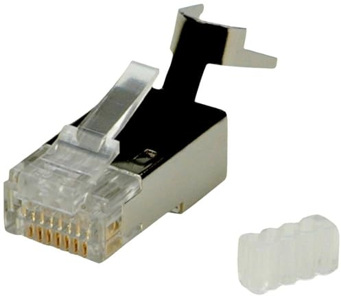 Roline Cat6 Modular STP Plug with Insert (10 Pieces)