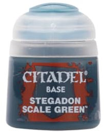 Games Workshop Citadel Base: Stegadon Scale Green 12 Milliliter Acryl Miniaturfarbe